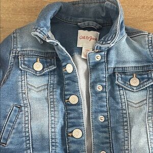 Cat & Jack Light Blue Denim Jacket for Kids